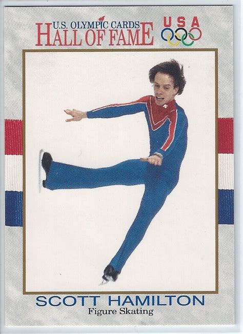 Scott Hamilton U S Olympic Cards Hall Of Fame Trading Card Ebay