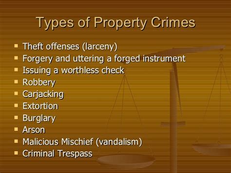 Ch 8 Property Crimes