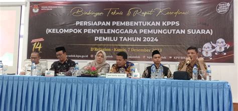 Kpu Kota Solok Gelar Rakor Persiapan Pembentukan Kpps Pemilu