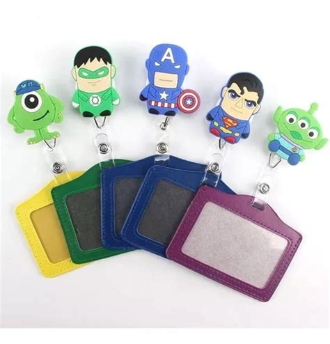 Unidades Porta Carnet Mu Ecos Super Heroes Cuotas Sin Inter S