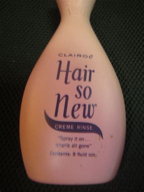 Vintage Clairol Hair So New Creme Rinse Pink Bottle Spray It Onsnarls Are Gone Kitschy