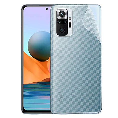 Carbon Fiber Back Film For Xiaomi Redmi Note 10 Pro Redmi Note 10 Pro