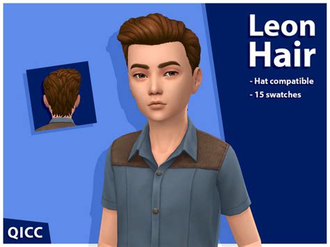 The Sims Resource Leon Hair