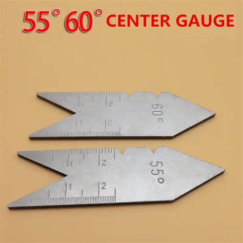 Center Gage Whitworth 55 And 60 Degree Screw Thread Inspection Gauge 2pcs