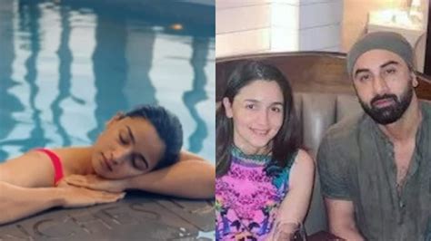 Alia Bhatt Takes Dip In Pool In Hot Pink Swimsuit As She Enjoys Vacay
