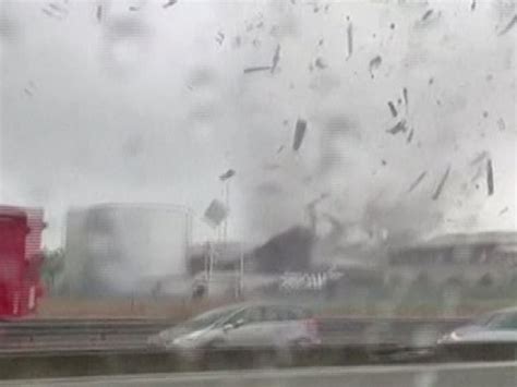 Tornado Touches Down North Of Milan Video On Nbcnews