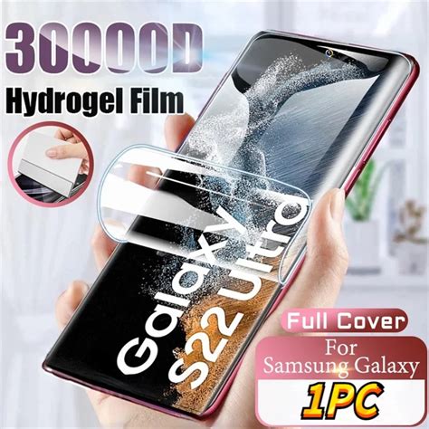 Protection D Cran En Film Hydrogel Pour Samsung Galaxy S20 S21 S22 S23