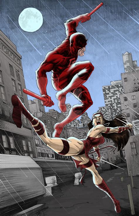 WIP 2 Daredevil Vs Elektra Colours by Plugin848y on DeviantArt