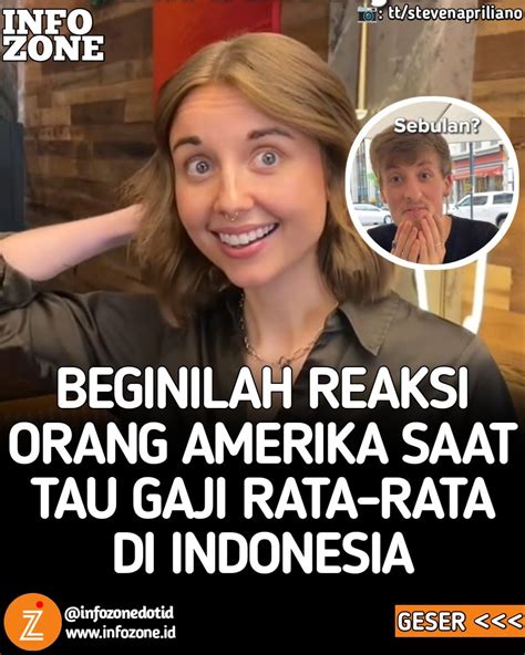 Beginilah Reaksi Orang Amerika Saat Tau Gaji Rata Rata Di Indonesia