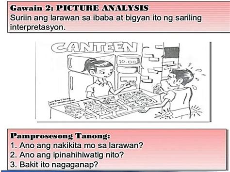 Gawain Picture Analysis Suriin Ang Larawan Sa Ibaba At Bigyan Ito Ng