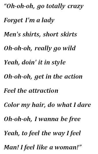 Man I Feel Like A Woman By Shania Twain Song Meanings And Facts