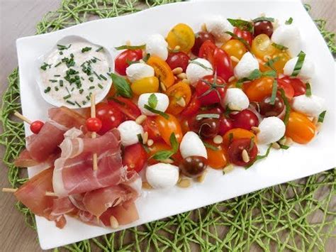 Salade De Tomates Mozza Et Jambon Cru YouTube