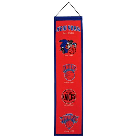 New York Knicks Logo Evolution Heritage Banner – Palm Beach Autographs LLC