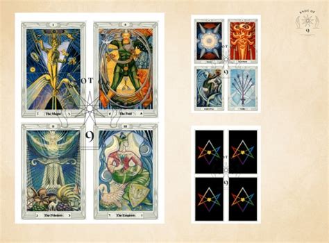 Printable Tarot Thoth Tarot Printable Tarot Deck Thoth Etsy Australia