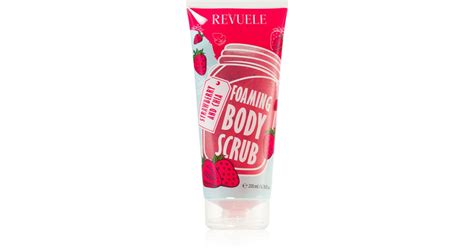 Revuele Foaming Body Scrub Strawberry And Chia Gommage Hydratant Corps