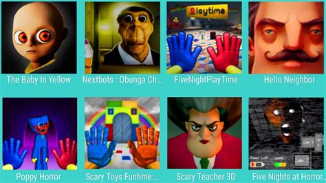 The Baby In Yellow Nextbots Obunga Five Nights Hello Neighbor Poppy