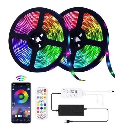 Tira Led Rgb Smart Control Wifi Multicolor Ritmica 5 M Cuotas sin interés