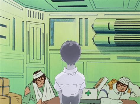 Shinji In White Base Hospital R Gundam