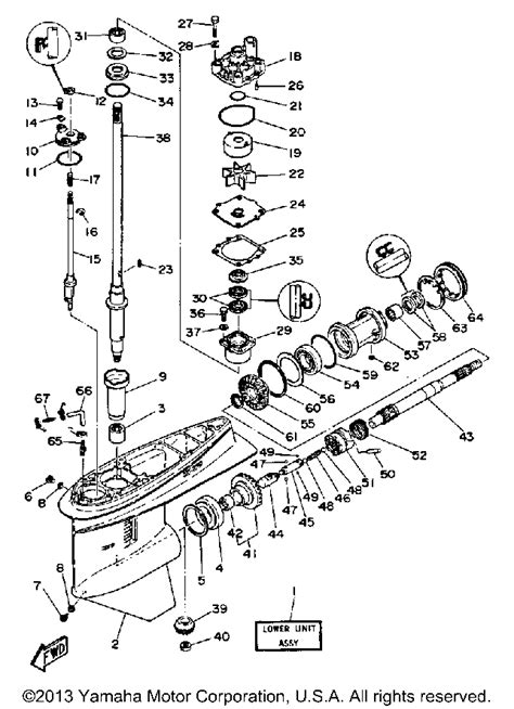 40 Hp Yamaha Outboard Motor Parts Diagram