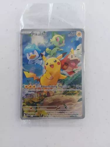 Pokemon Pikachu 027 Sv Scarlet And Violet Promo Cards Mercadolibre