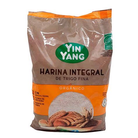 Harina Integral Fina Org Nica X Kg Yin Yang Alma Verde