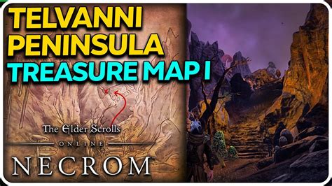 Telvanni Peninsula Treasure Map Elder Scrolls Online Necrom Youtube