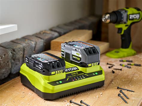 18v One Dual Port Simultaneous Charger Ryobi Tools