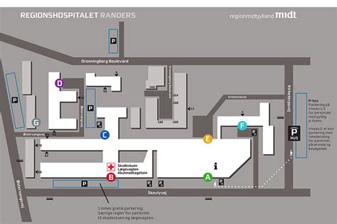 Kort Og Parkering Regionshospitalet Randers