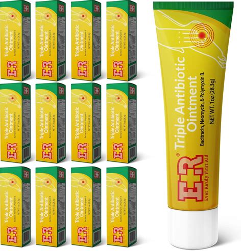 Ever Ready First Aid Triple Antibiotic Ointment 10 Oz First Aid Ointment For Minor Scratches