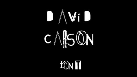 David Carson Free Font On Pinspiry Pinspiry David Carson