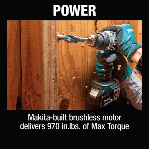 Makita 18v Lxt Compact Brushless Cordless 1 2 In Hammer Driver Drill