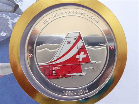 Jahre Patrouille Suisse Medaille Kaufen Auf Ricardo