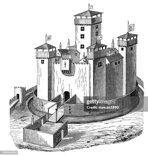 Medieval Castle Drawbridge Photos and Premium High Res Pictures - Getty ...