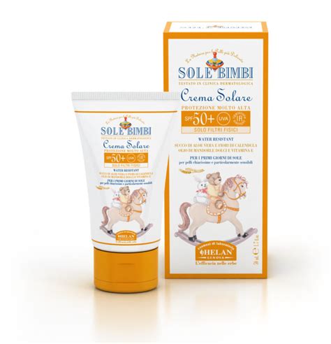 Crema Solare Bambini Spf 50 Helan FreeNappy