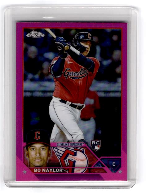 2023 Topps Chrome Pink Refractor 54 Bo Naylor RC EBay