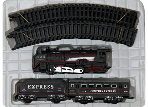 Black Train Set Battery Operated Realistic looking train – Sellet