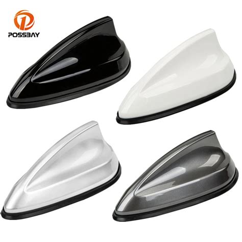 Possbay Car Shark Fin Antenna Auto Fm Am Radio Signal Aerials Roof