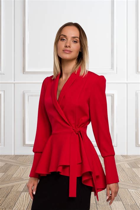 Feminine Peplum Blazer From Dolce Verre Collection