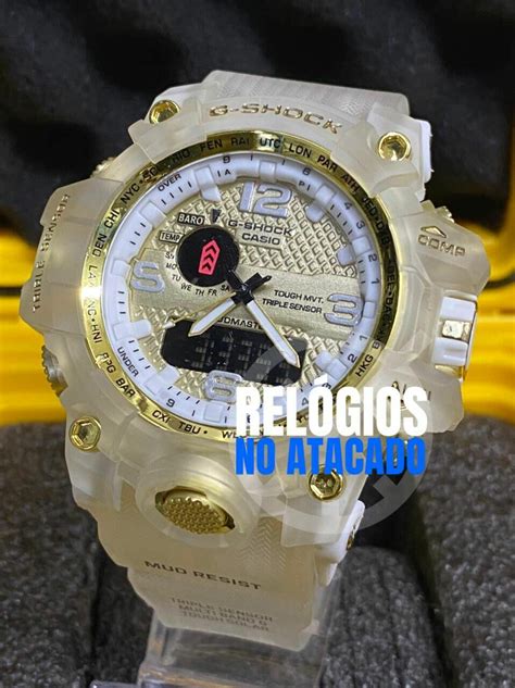 Comprar Relógio masculino G shock Mudmaster Transparente Dourado a