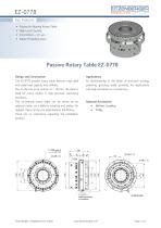 Mesa rotativa eléctrica EZ 0778 Eitzenberger Luftlagertechnik GmbH