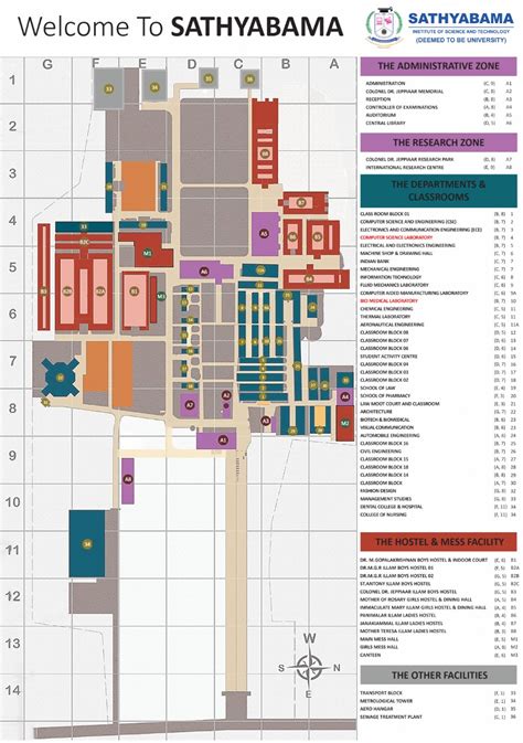 Map & Directions | Sathyabama Institute of Science and Technology ...