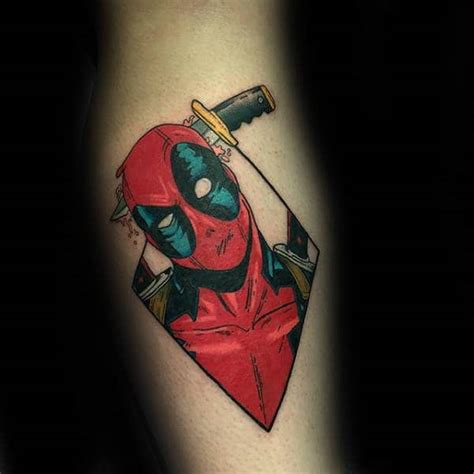 70 Deadpool Tattoo Designs For Men Superhero Ink Ideas