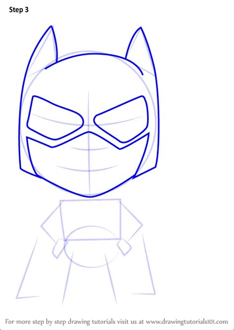 How To Draw Kawaii Batgirl Kawaii Characters Step By Step