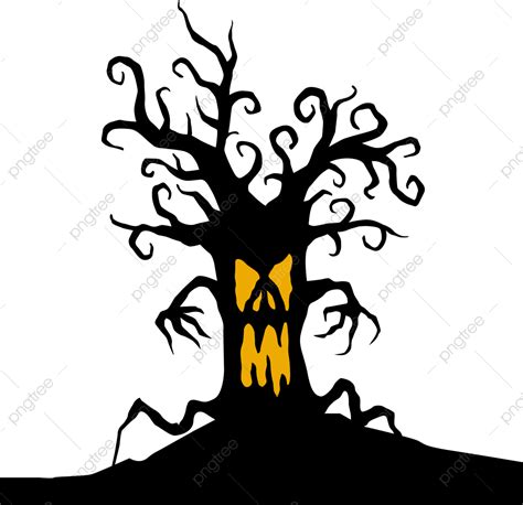 Halloween Spooky Vector Png Images Halloween Spooky Tree Silhouette