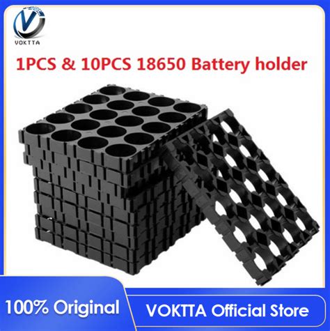 Original VOKTTA 1 10pcs 18650 Battery Holder Cylindrical Bracket 4x5