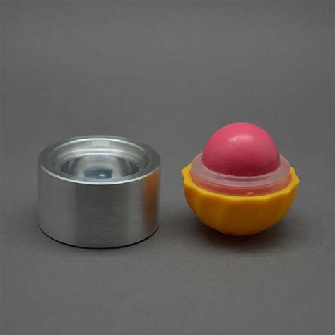 1 Pc 1 Holes Ball Shaped Lip Balm Aluminum Filling Mold 6 Cavities