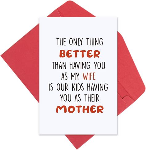 Mothers Day Ts For Wife Mothers Day T From Husband Mothers Day T Card