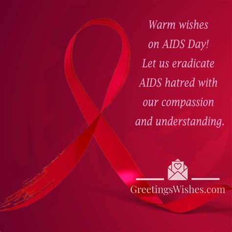 World Aids Day Awareness Messages 1st December Greetings Wishes