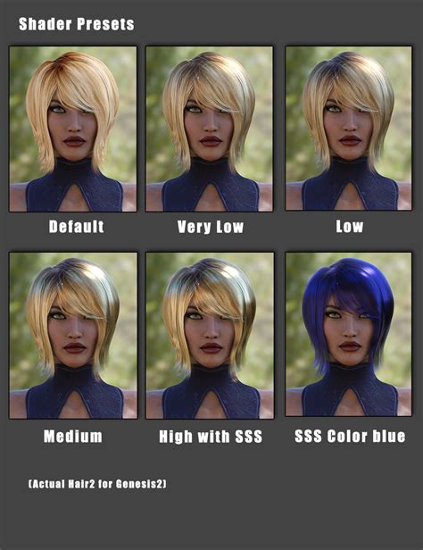 Hdri Optimized Skin And Hair Shaders Daz 3d