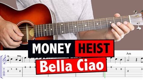 Bella Ciao Guitar Tutorial Cover Tabs Youtube